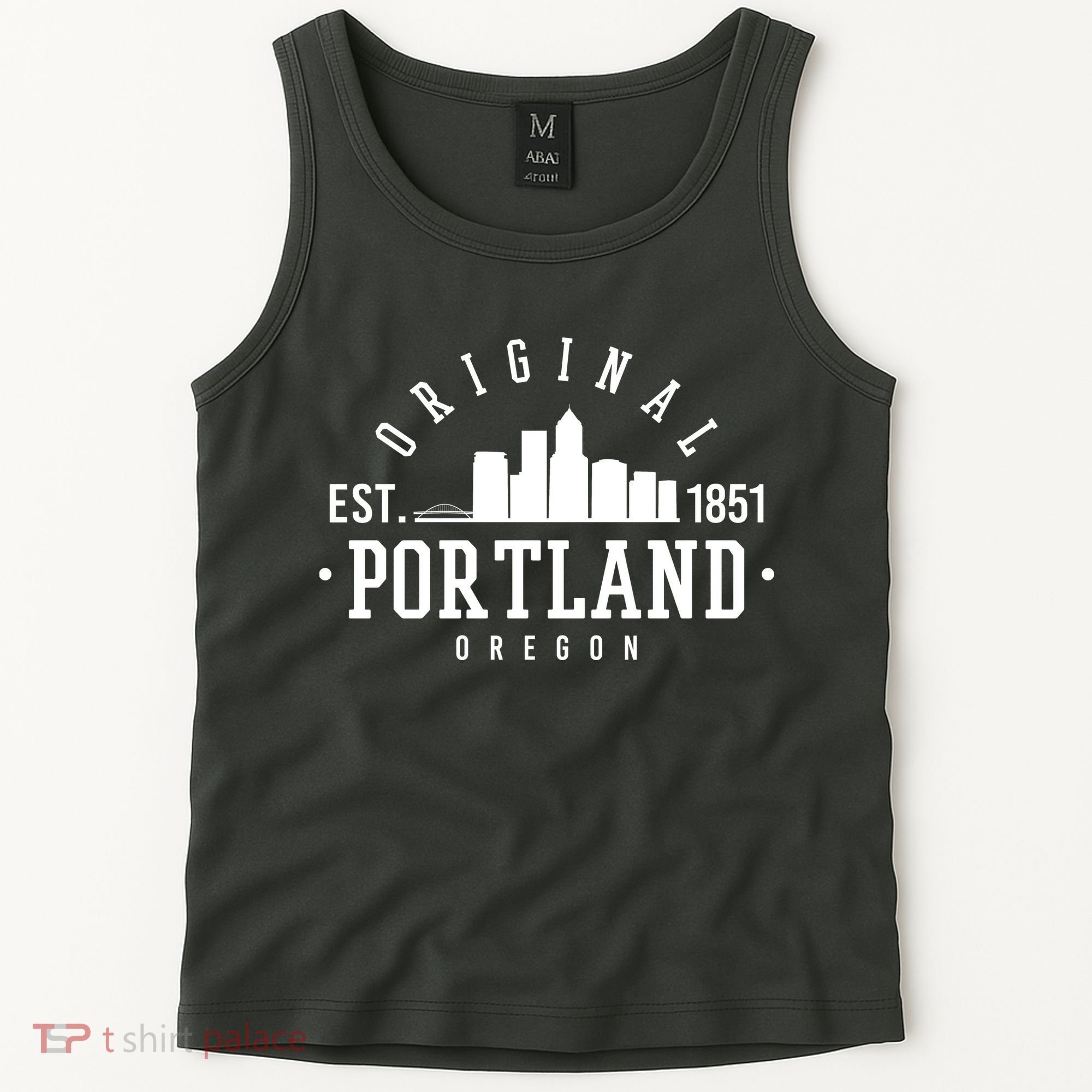 Original Portland Oregon Est 1851 Skyline Tank Top