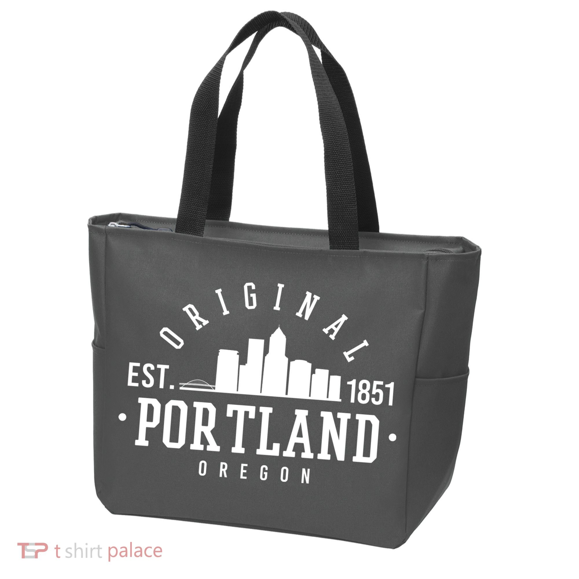 Original Portland Oregon Est 1851 Skyline Tote Bag