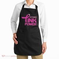 October Pink Power Breast Cancer Apron thumb 2