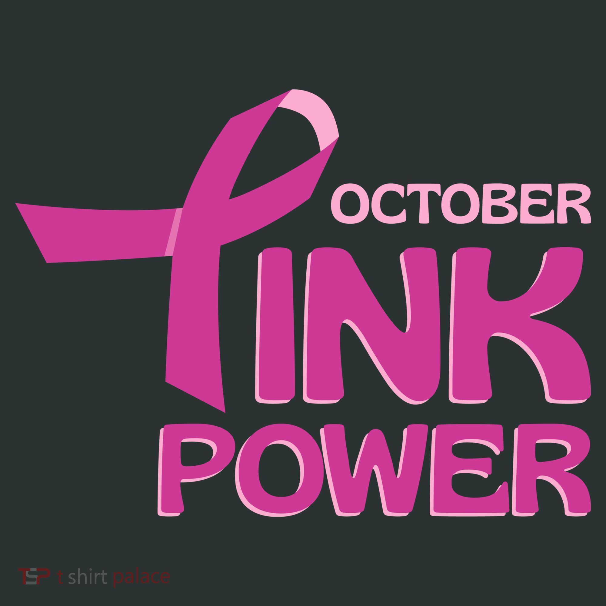 October Pink Power Breast Cancer Kids Sweatshirt