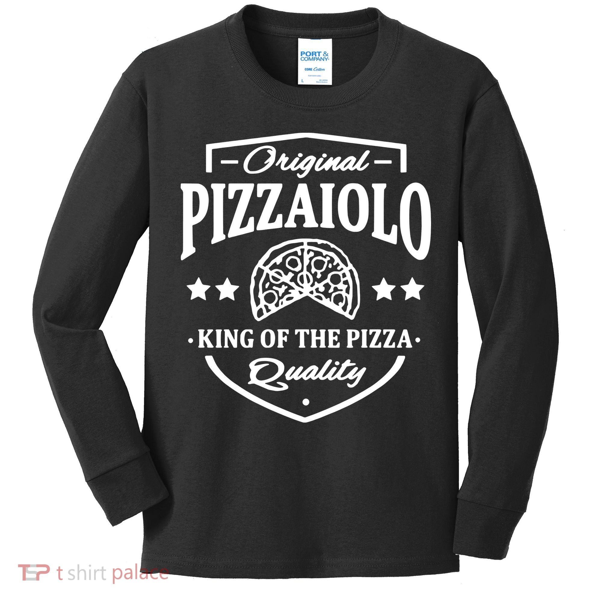 Original Pizzaiolo Pizza Baker Kids Long Sleeve Shirt