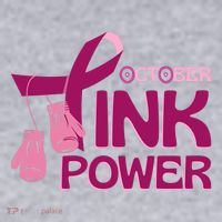 October Pink Power Breast Cancer Women's Sweatshirt thumb 2
