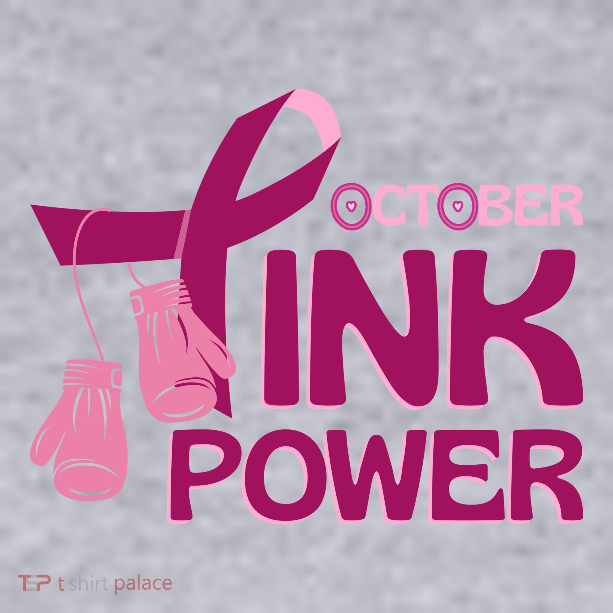 October Pink Power Breast Cancer Women's Sweatshirt