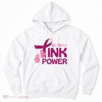 October Pink Power Breast Cancer Hoodie thumb 0