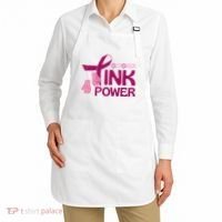 October Pink Power Breast Cancer Apron thumb 2