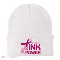 October Pink Power Breast Cancer Beanie thumb 0