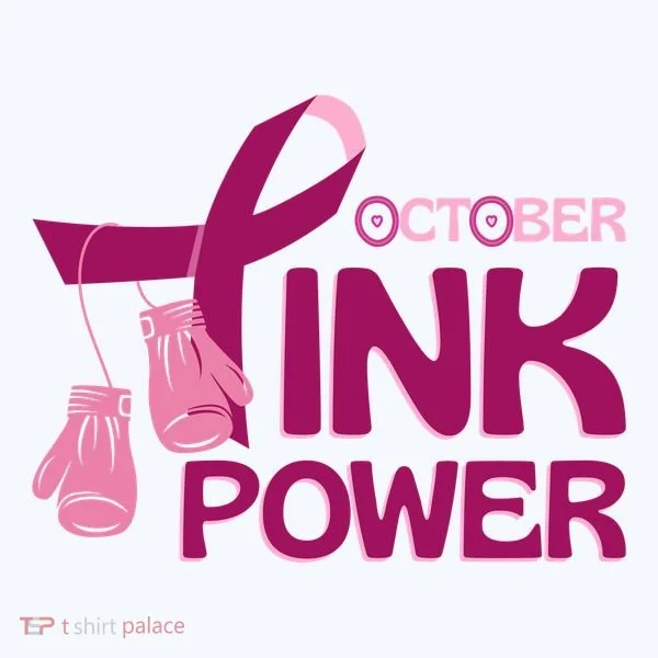 October Pink Power Breast Cancer Ornament