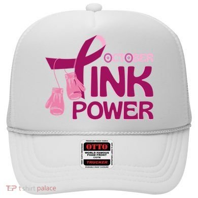 October Pink Power Breast Cancer Hat