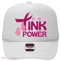 October Pink Power Breast Cancer Hat thumb 0