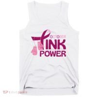 October Pink Power Breast Cancer Tank Top thumb 0