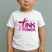 October Pink Power Breast Cancer Toddler T-Shirt thumb 2
