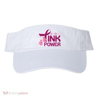 October Pink Power Breast Cancer Visor