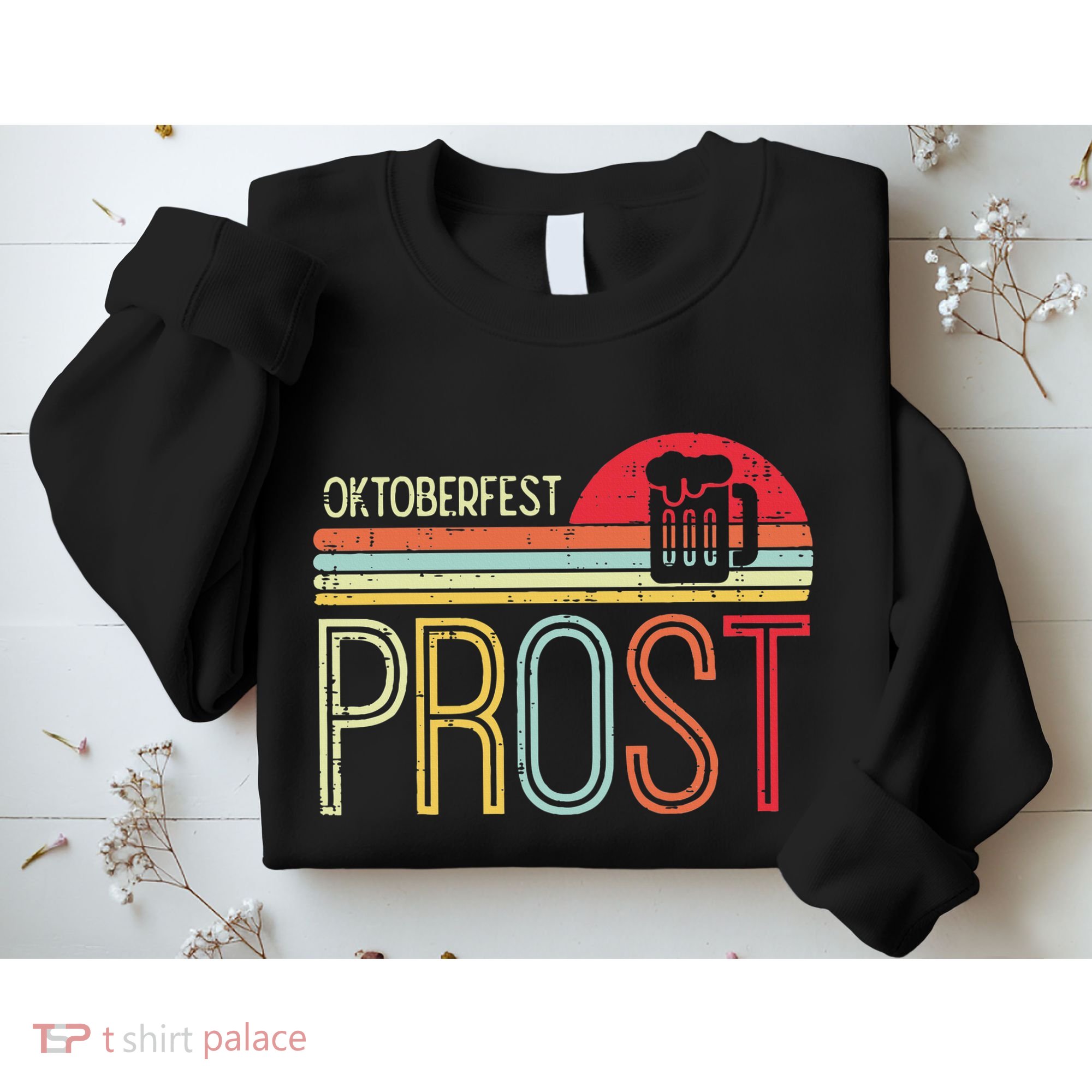 Oktoberfest Prost Retro German Bavarian Festival Sweatshirt