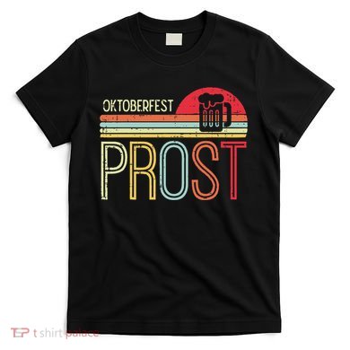 Oktoberfest Prost Retro German Bavarian Festival T-Shirt