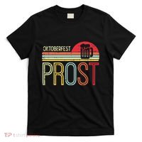 Oktoberfest Prost Retro German Bavarian Festival T-Shirt thumb 0