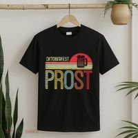 Oktoberfest Prost Retro German Bavarian Festival T-Shirt thumb 2