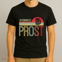 Oktoberfest Prost Retro German Bavarian Festival T-Shirt thumb 3