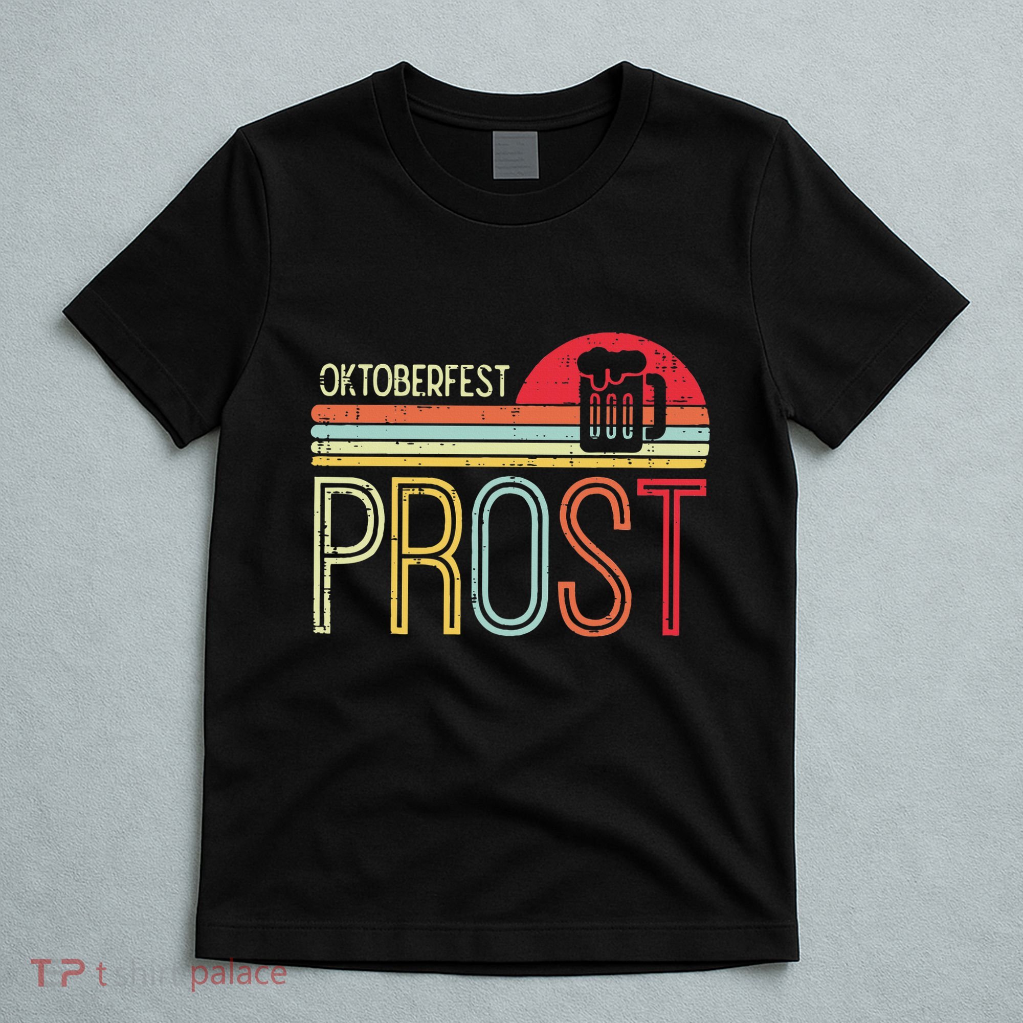 Oktoberfest Prost Retro German Bavarian Festival T-Shirt