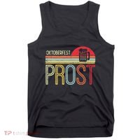 Oktoberfest Prost Retro German Bavarian Festival Tank Top thumb 0