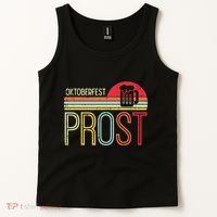 Oktoberfest Prost Retro German Bavarian Festival Tank Top thumb 2