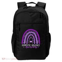 October Purple Ribbon Domestic Violence Awareness Backpack thumb 0