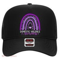 October Purple Ribbon Domestic Violence Awareness Hat thumb 0