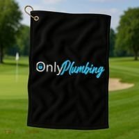 Only Plumbing sexy Plumber Golf Towel thumb 1