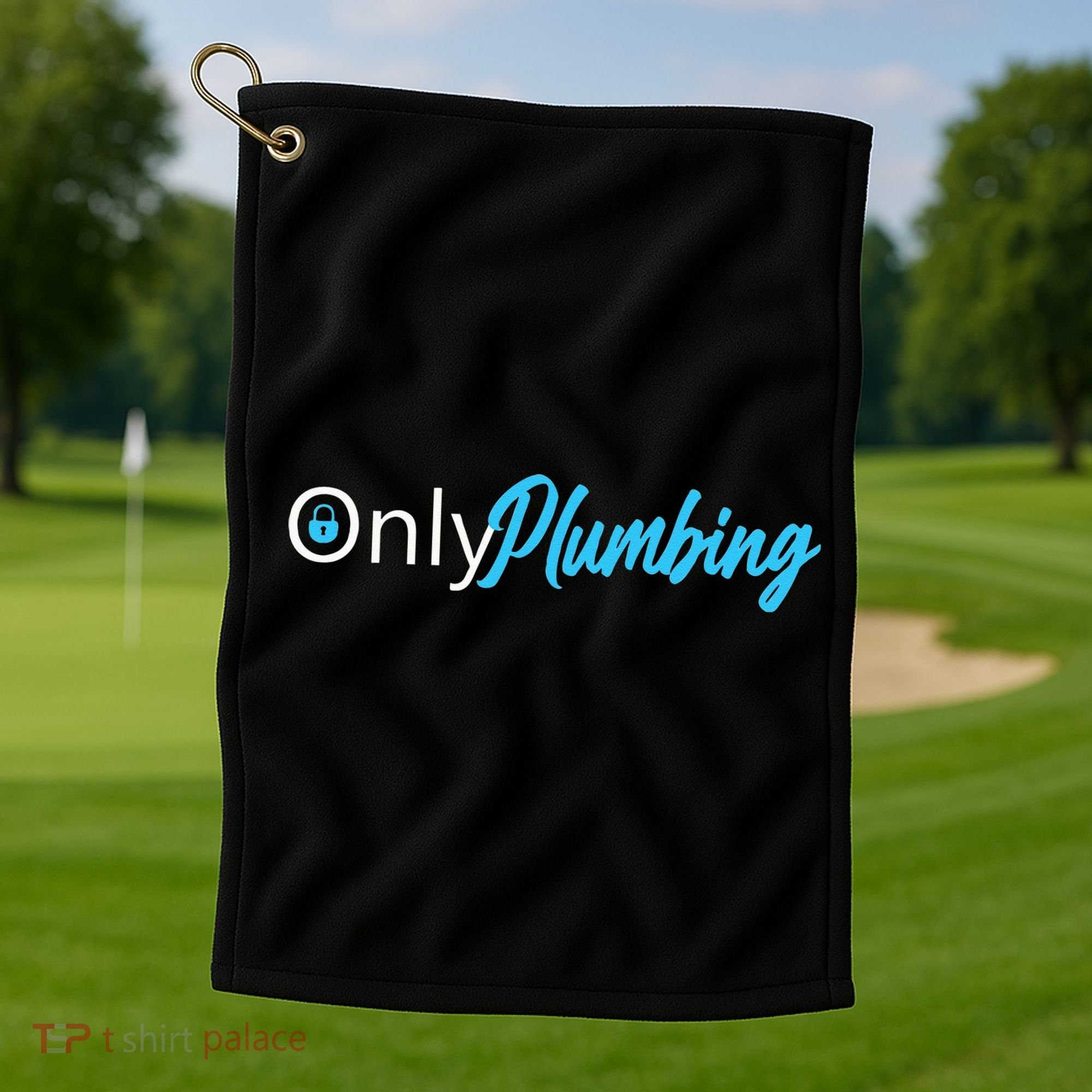 Only Plumbing sexy Plumber Golf Towel