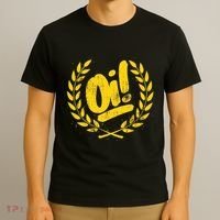 Oi Punk Ska & Punk Rock For 80s Punks & Skinheads Oi! T-Shirt thumb 3