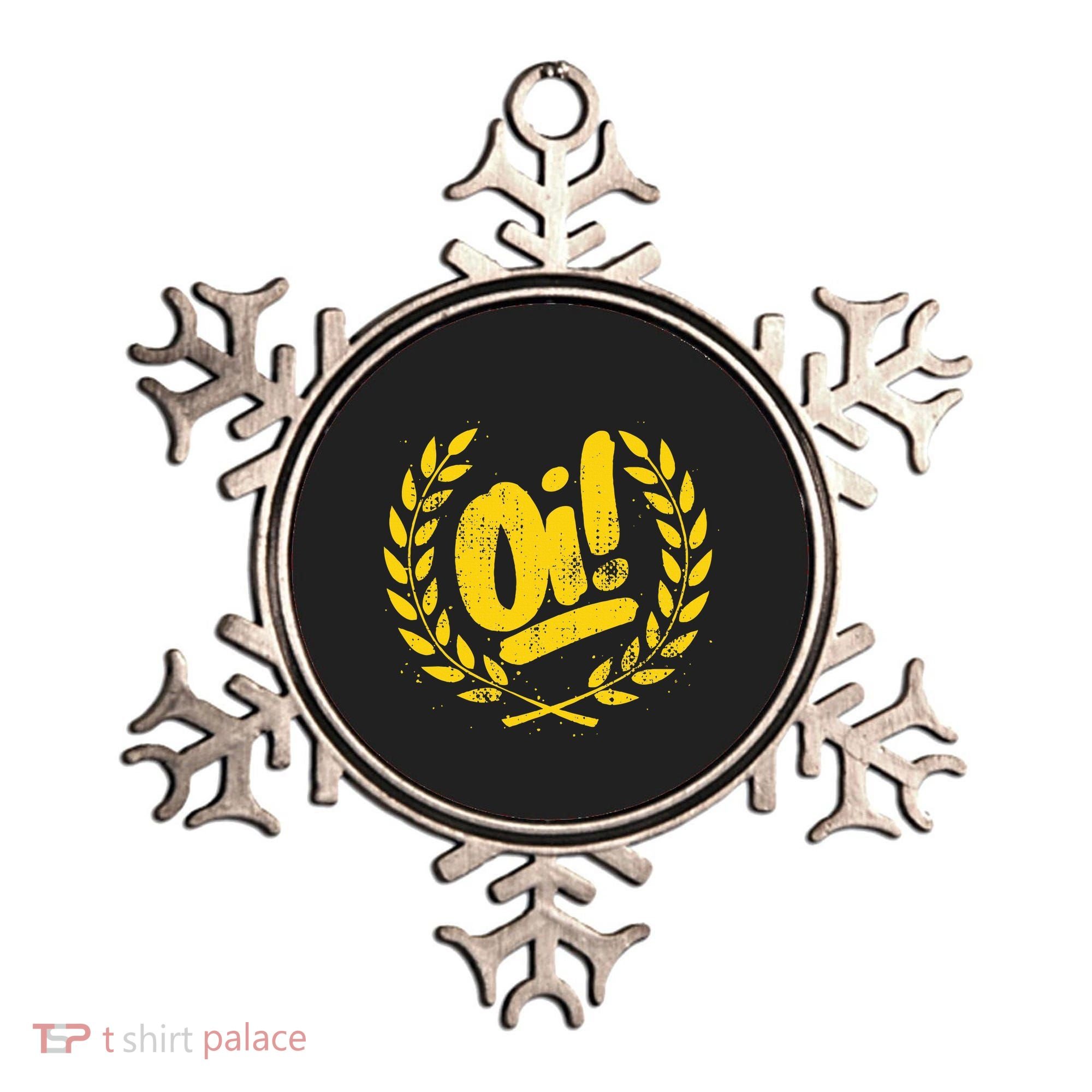Oi Punk Ska & Punk Rock For 80s Punks & Skinheads Oi! Ornament
