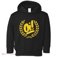 Oi Punk Ska & Punk Rock For 80s Punks & Skinheads Oi! Toddler Hoodie thumb 0