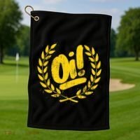 Oi Punk Ska & Punk Rock For 80s Punks & Skinheads Oi! Golf Towel thumb 1