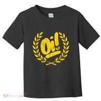 Oi Punk Ska & Punk Rock For 80s Punks & Skinheads Oi! Toddler T-Shirt thumb 0