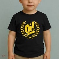 Oi Punk Ska & Punk Rock For 80s Punks & Skinheads Oi! Toddler T-Shirt thumb 2