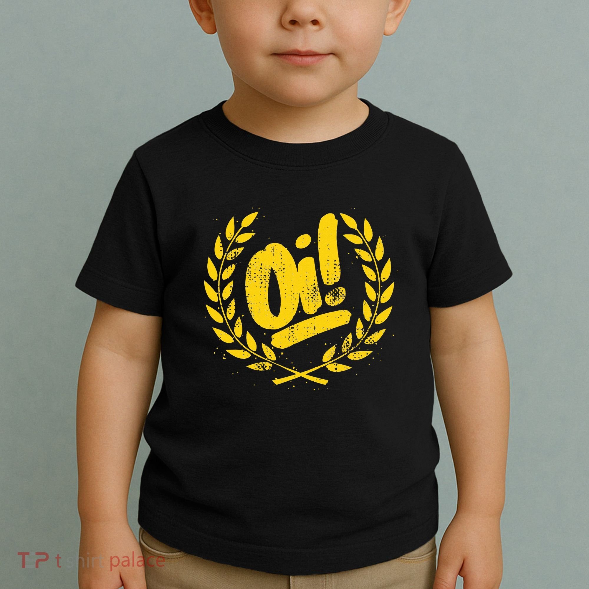 Oi Punk Ska & Punk Rock For 80s Punks & Skinheads Oi! Toddler T-Shirt