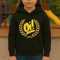 Oi Punk Ska & Punk Rock For 80s Punks & Skinheads Oi! Kids Hoodie thumb 3