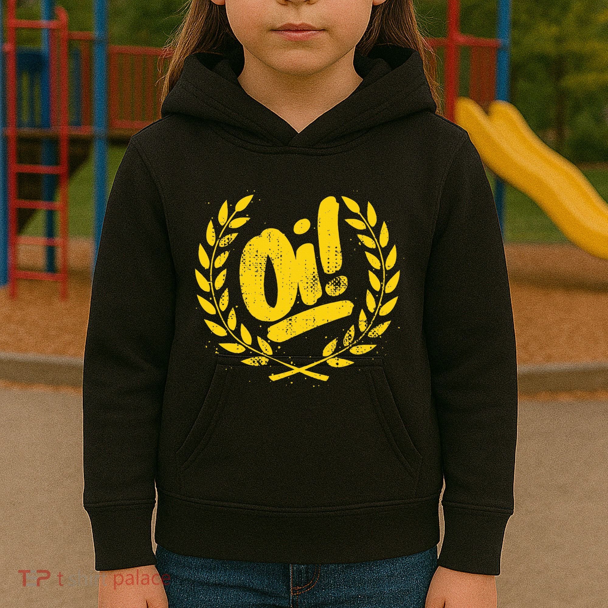 Oi Punk Ska & Punk Rock For 80s Punks & Skinheads Oi! Kids Hoodie