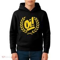 Oi Punk Ska & Punk Rock For 80s Punks & Skinheads Oi! Kids Hoodie thumb 4