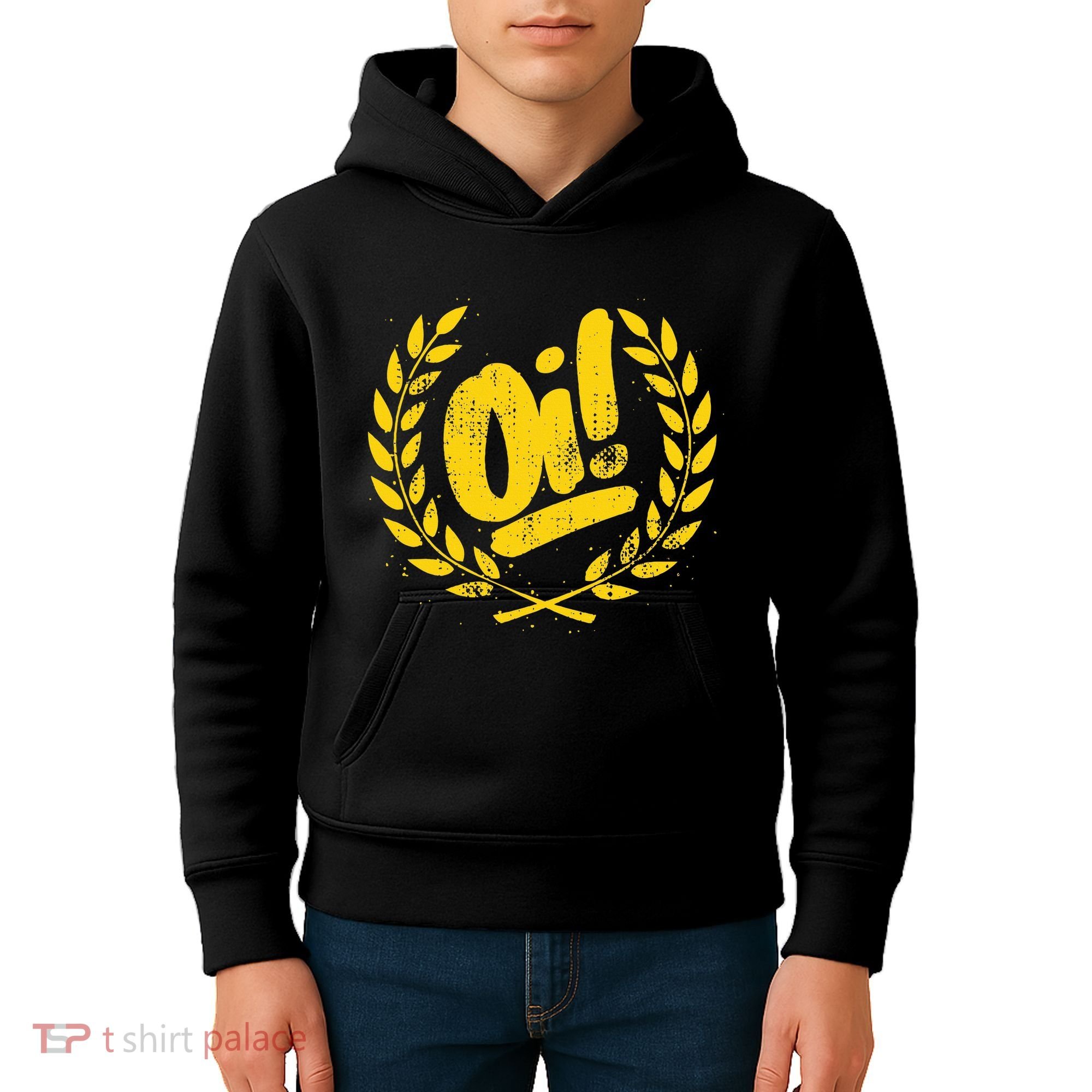 Oi Punk Ska & Punk Rock For 80s Punks & Skinheads Oi! Kids Hoodie