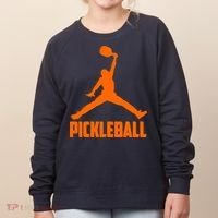 Orange Pickleball Sports Logo Women's Sweatshirt thumb 0