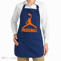 Orange Pickleball Sports Logo Apron thumb 2