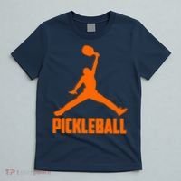 Orange Pickleball Sports Logo T-Shirt thumb 5