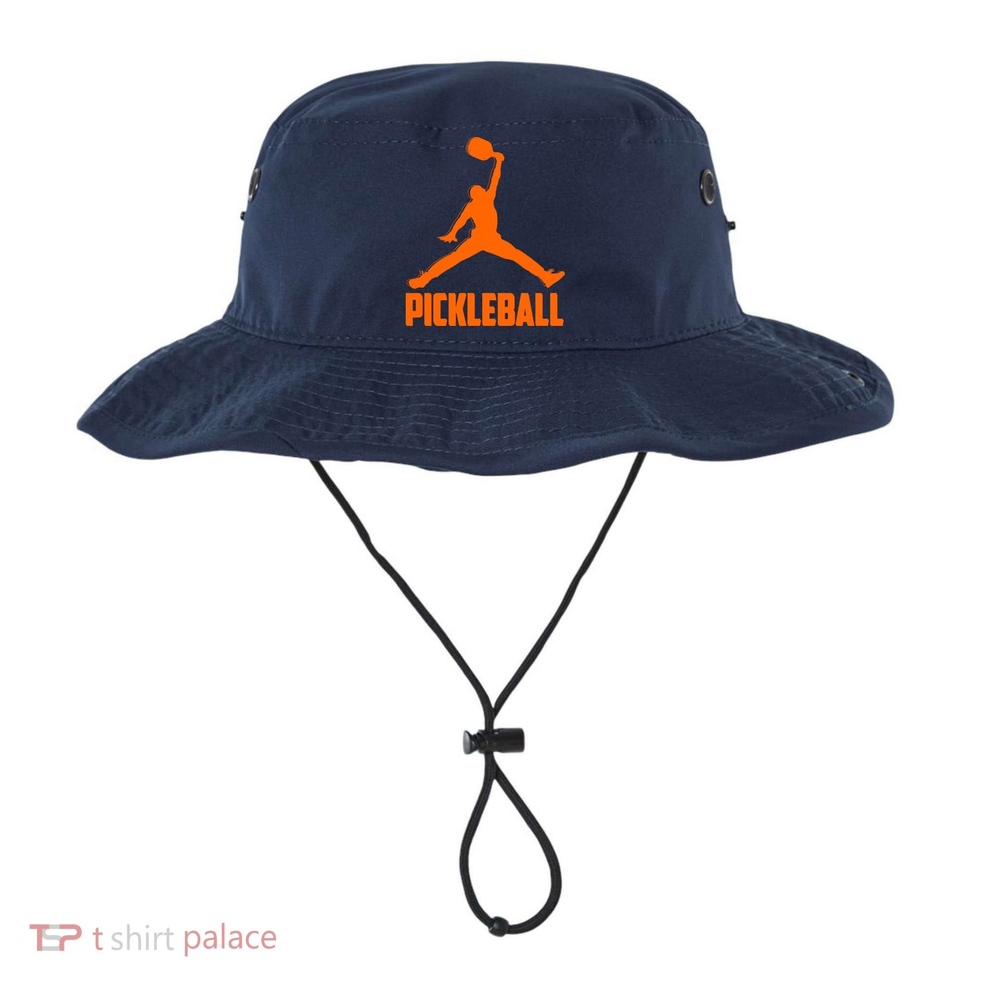 Orange Pickleball Sports Logo Bucket Hat