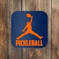 Orange Pickleball Sports Logo Coaster thumb 0