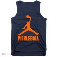 Orange Pickleball Sports Logo Tank Top thumb 0