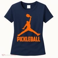 Orange Pickleball Sports Logo Women's T-Shirt thumb 0