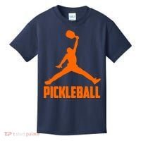 Orange Pickleball Sports Logo Kids T-Shirt thumb 0