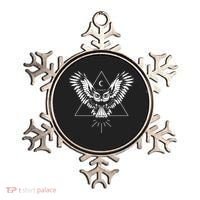 Owl Pyramid Secret Illuminati Owl Tattoo Style Ornament thumb 0