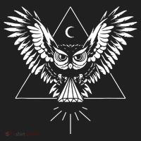 Owl Pyramid Secret Illuminati Owl Tattoo Style Hat thumb 2