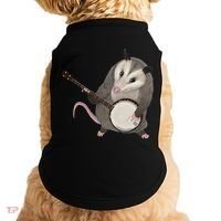 Opossum Playing The Banjo Gift Possum Gift Doggie Tank thumb 0